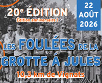 Logo Foulées De La Grotte A Jules